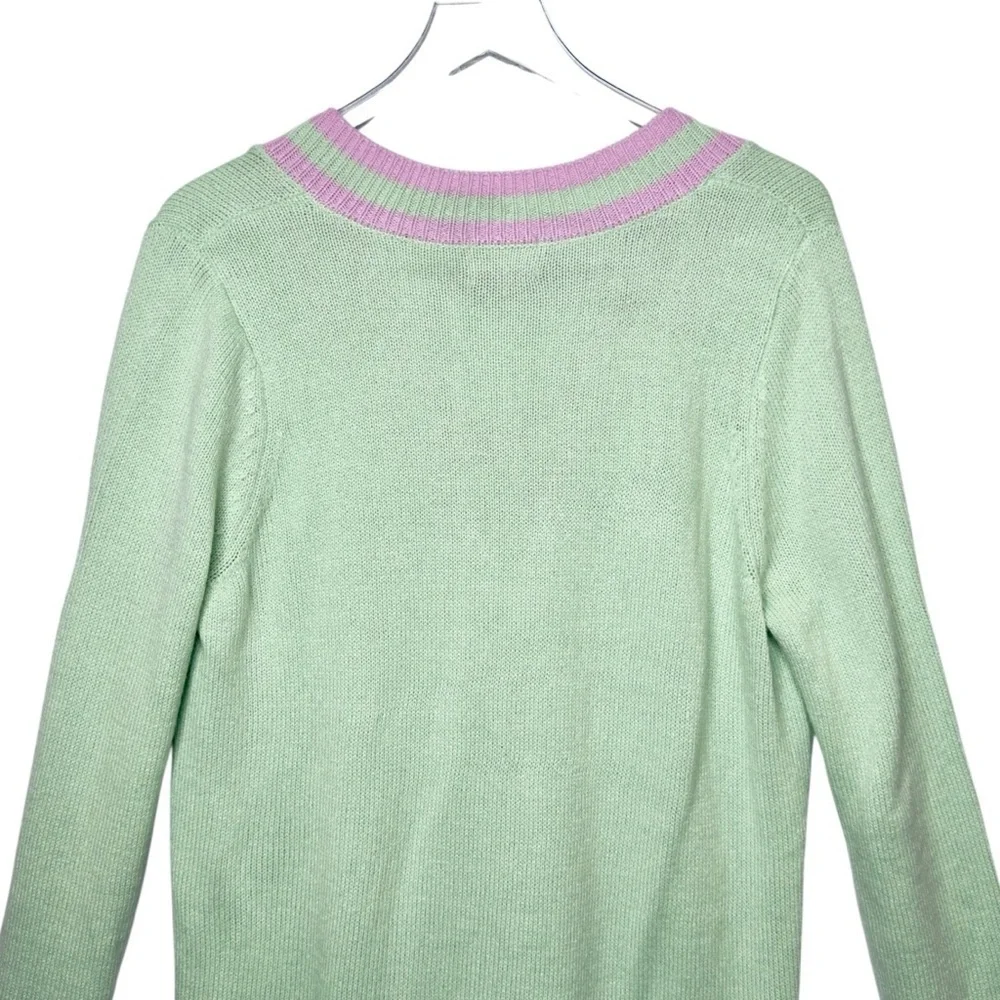 Show Me Your MuMu Hartford Coastal Women’s Preppy Tunic Sweater Mint Pink Sz S